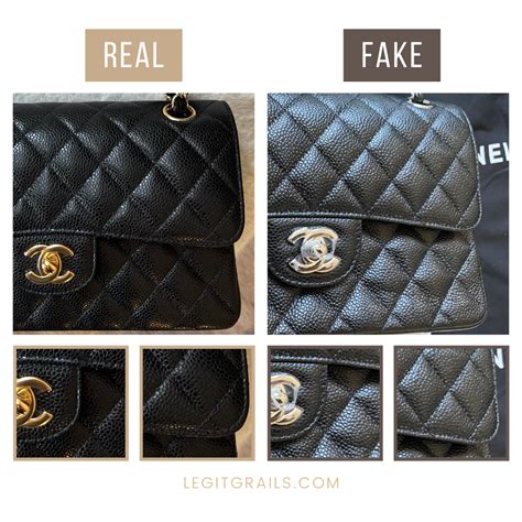 fake woman's chanel handbags black and tan|how to tell a genuine chanel bag.